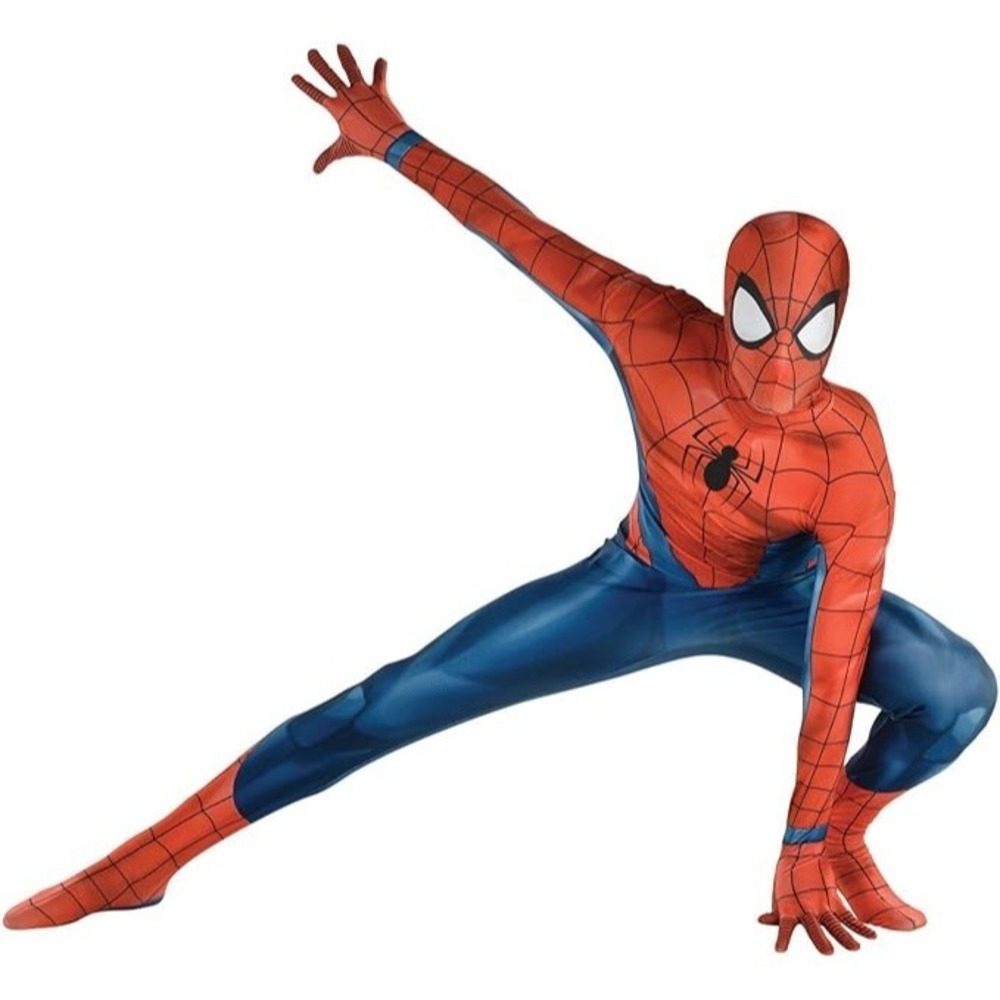 Marvel Comics Spider-Man Suit One-Piece Costume for Men, XX-Large